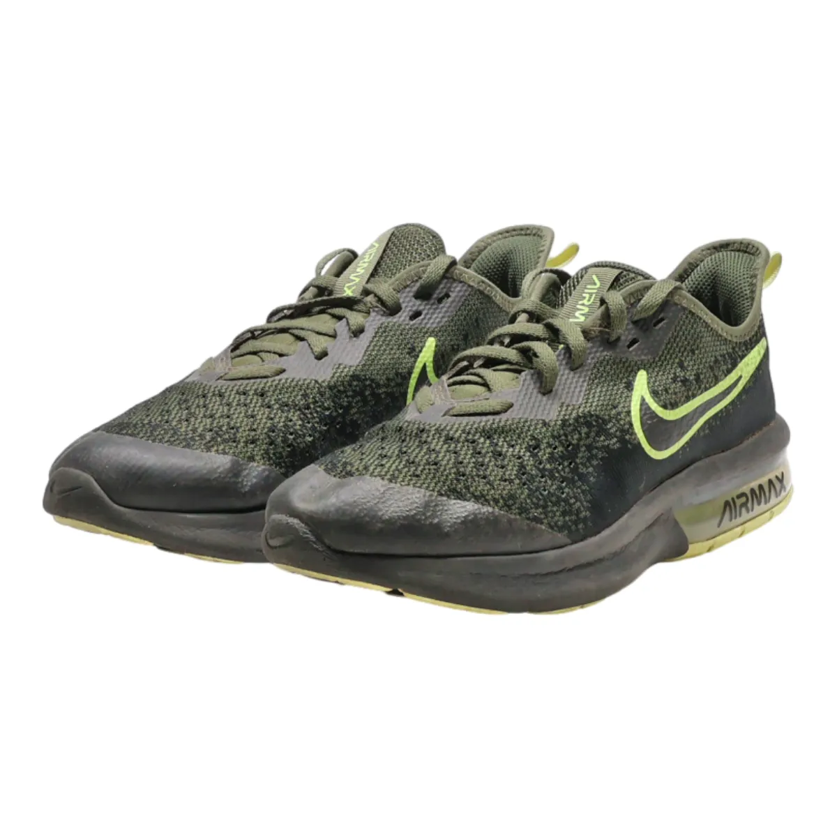 NIKE Airmax Sneaker Trainers Green Synthetic Mens UK 6