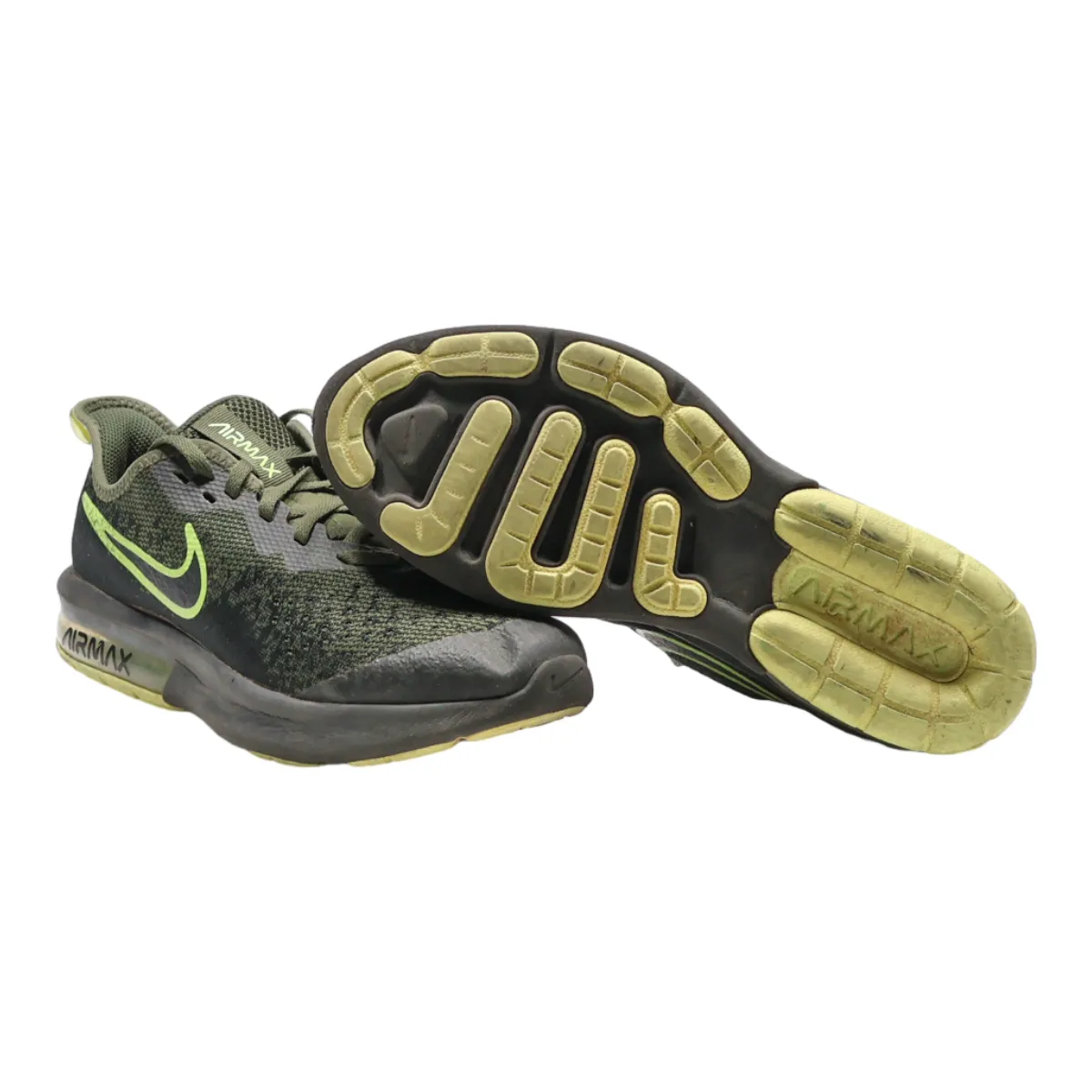 NIKE Airmax Sneaker Trainers Green Synthetic Mens UK 6