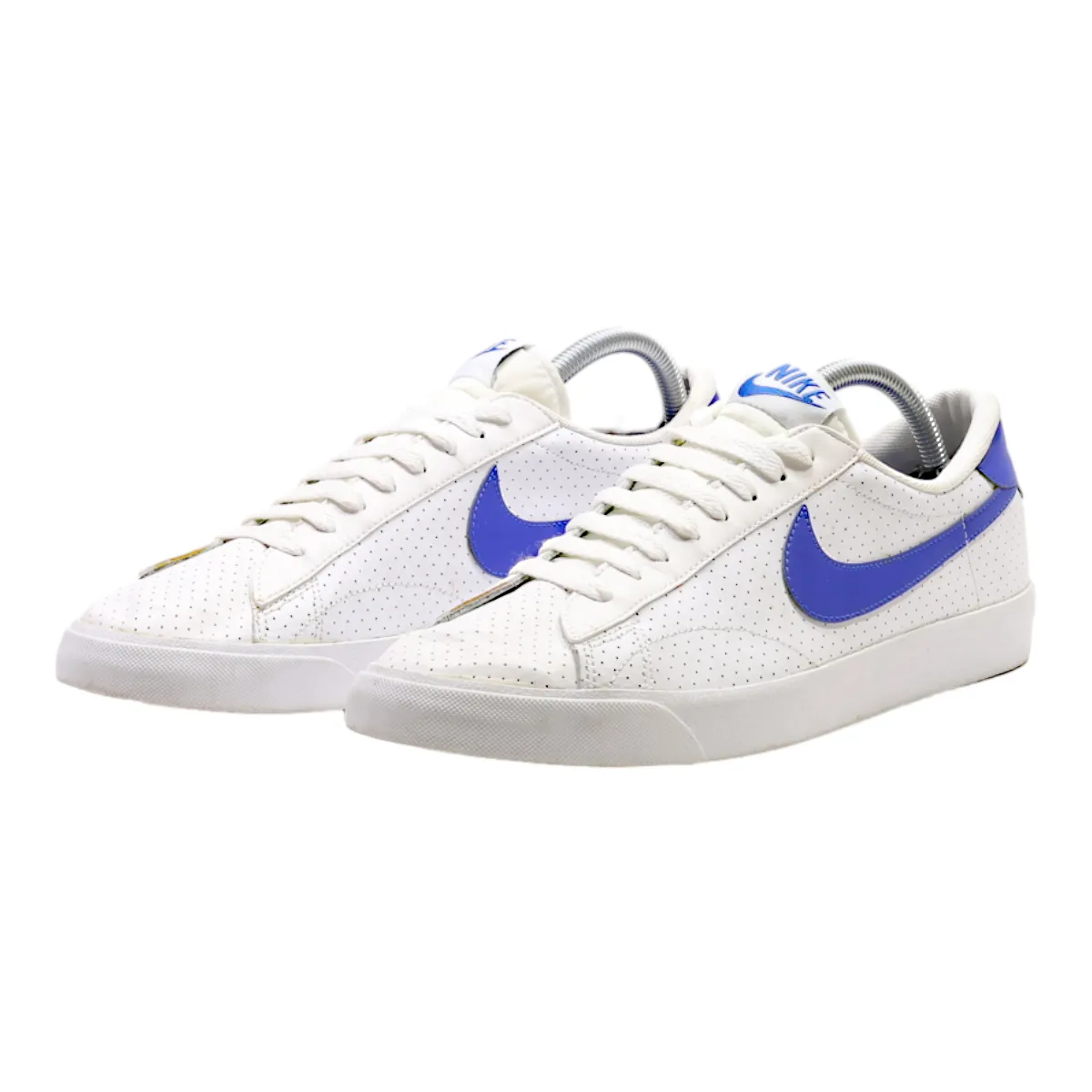 NIKE Blazer Low Sneaker Trainers White Leather Mens UK 6