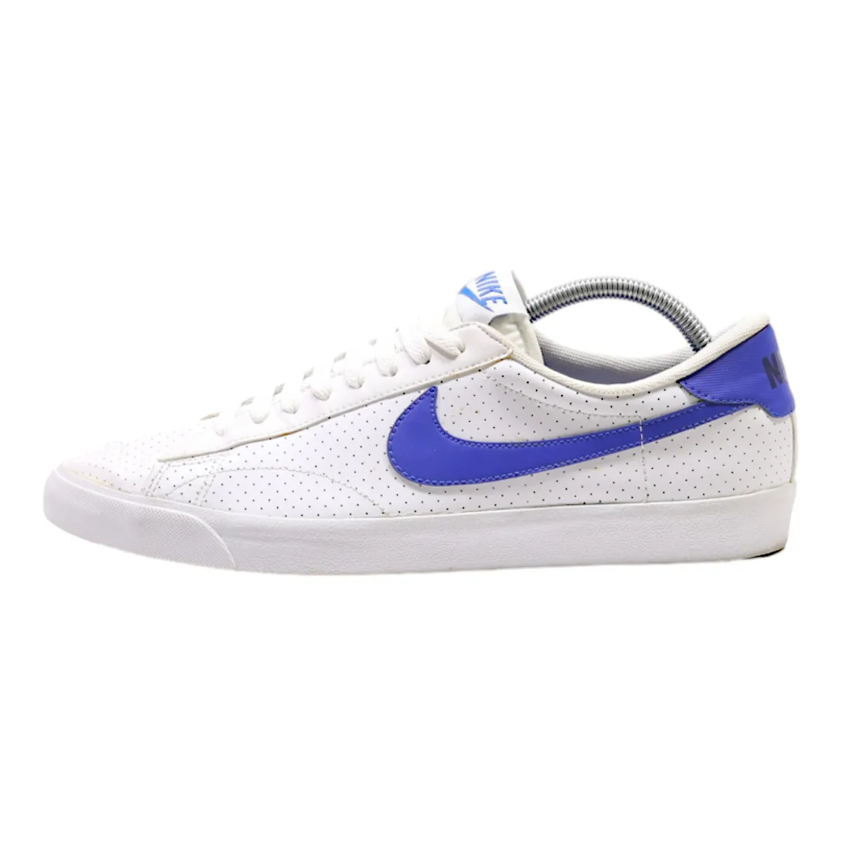 NIKE Blazer Low Sneaker Trainers White Leather Mens UK 6