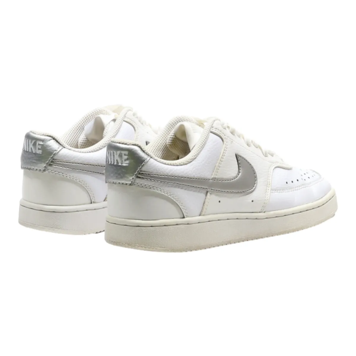 NIKE Court Vision Sneaker Trainers White Synthetic Womens UK 3.5