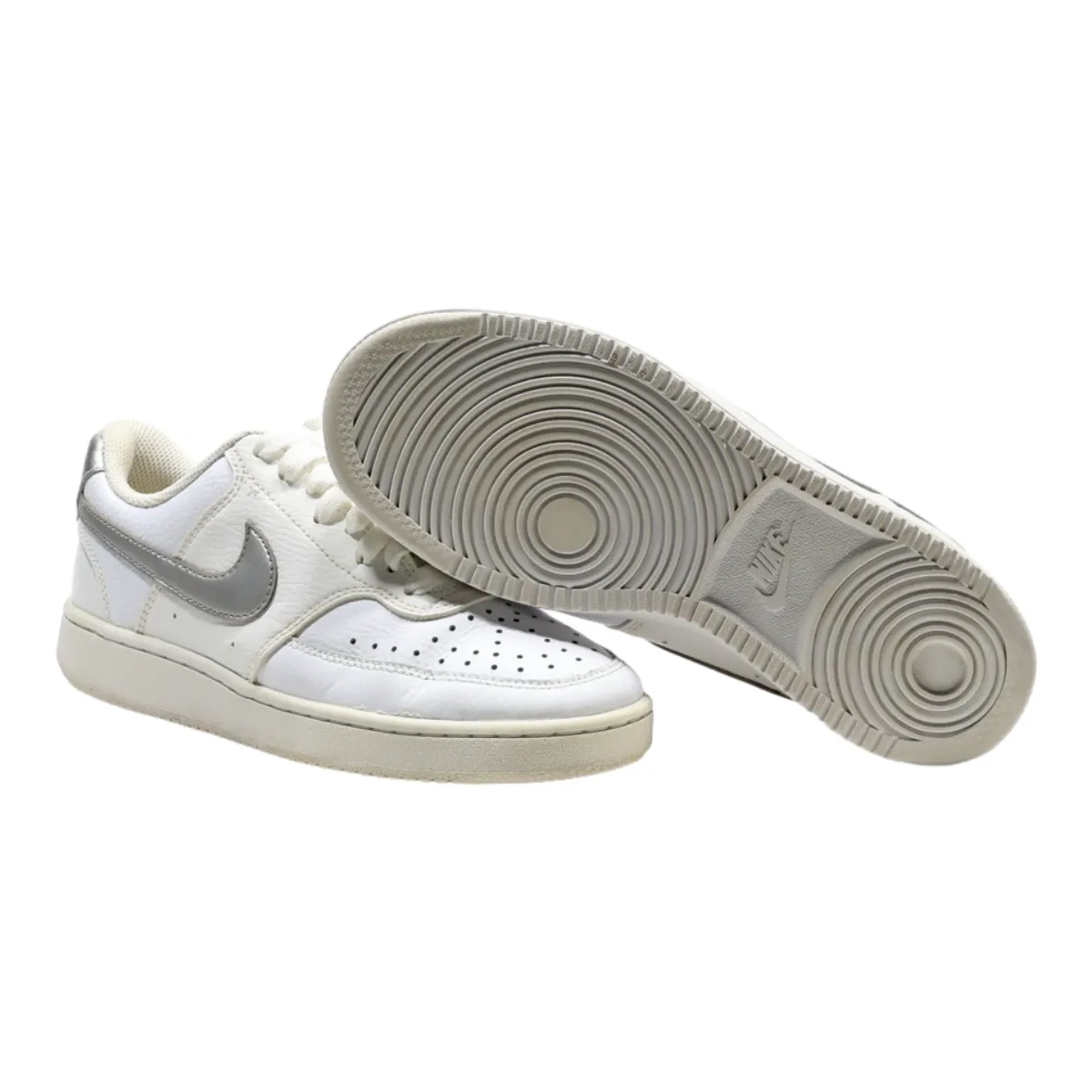 NIKE Court Vision Sneaker Trainers White Synthetic Womens UK 3.5