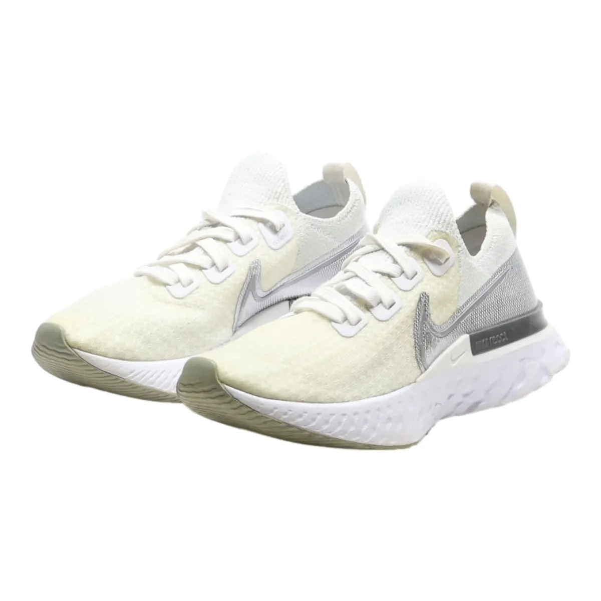 NIKE React Infinity Run Sneaker Trainers White Synthetic Womens UK 4