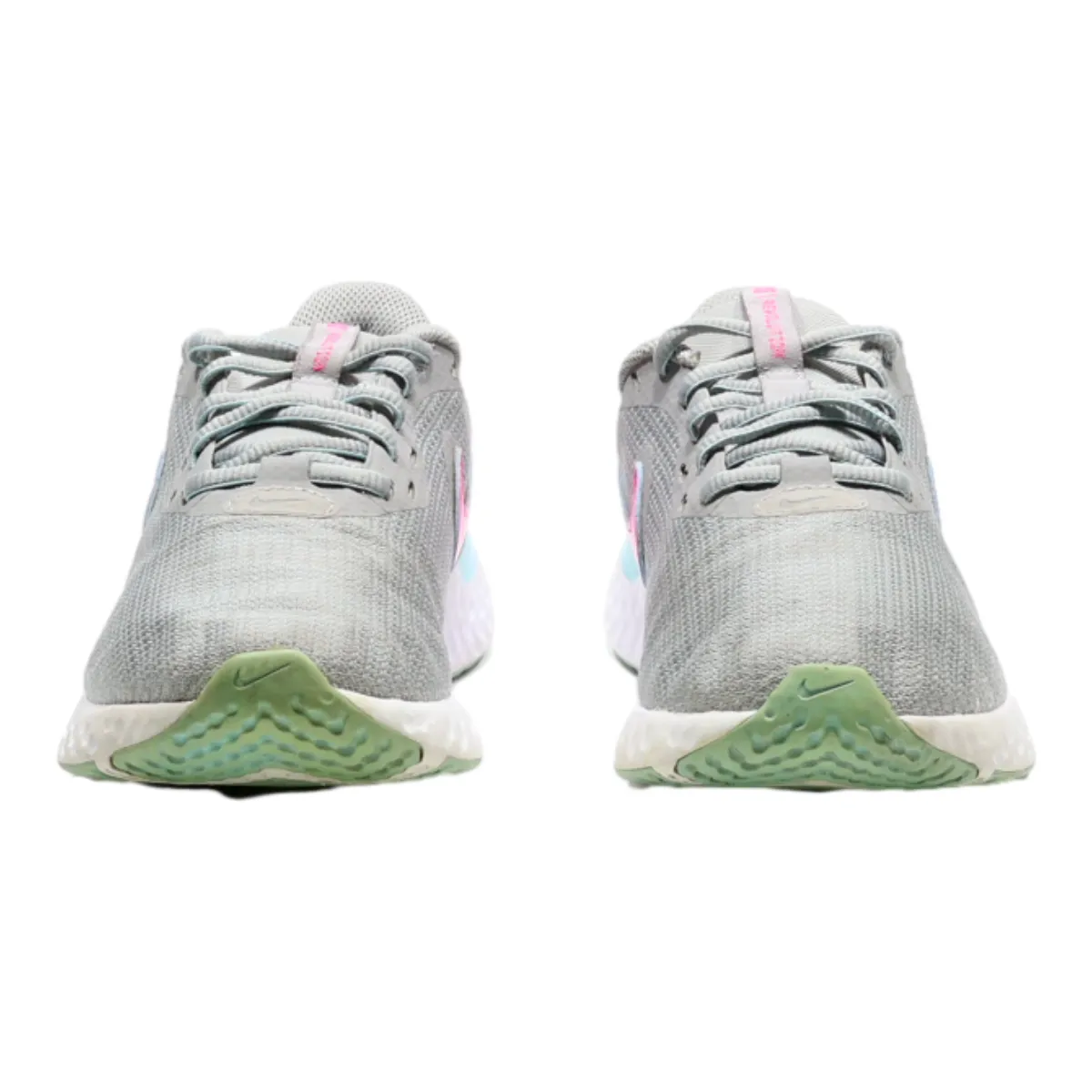 NIKE Sneaker Trainers Grey Synthetic Womens UK 3.5