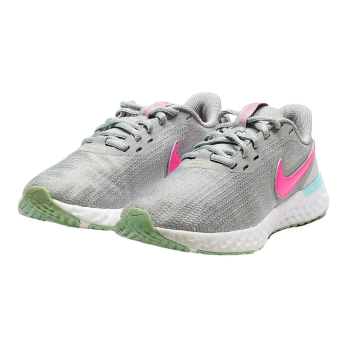 NIKE Sneaker Trainers Grey Synthetic Womens UK 3.5