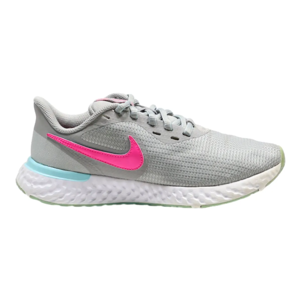 NIKE Sneaker Trainers Grey Synthetic Womens UK 3.5