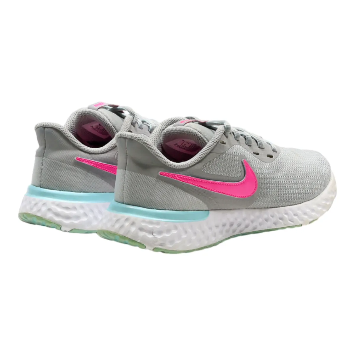 NIKE Sneaker Trainers Grey Synthetic Womens UK 3.5