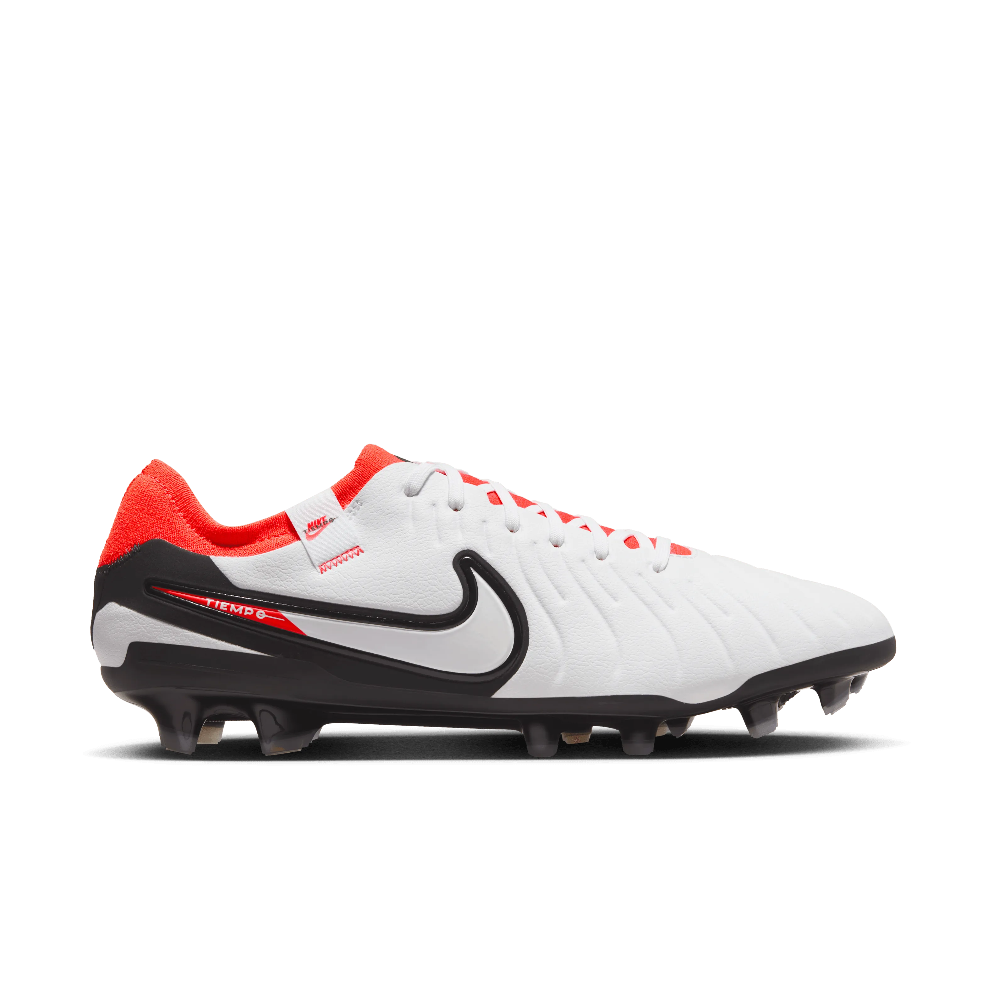 Nike Tiempo Legend 10 Pro FG-White/BK-Crimson