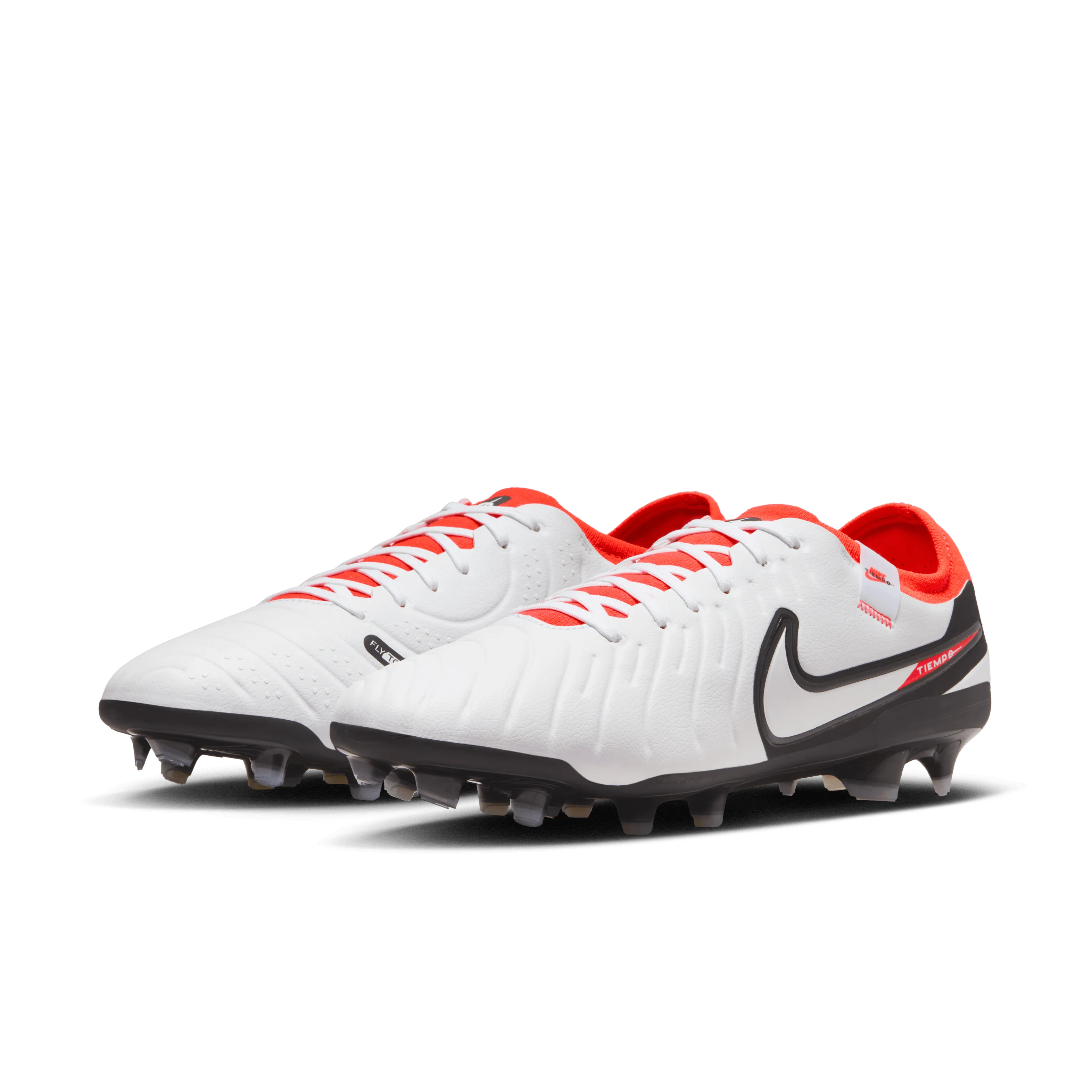 Nike Tiempo Legend 10 Pro FG-White/BK-Crimson