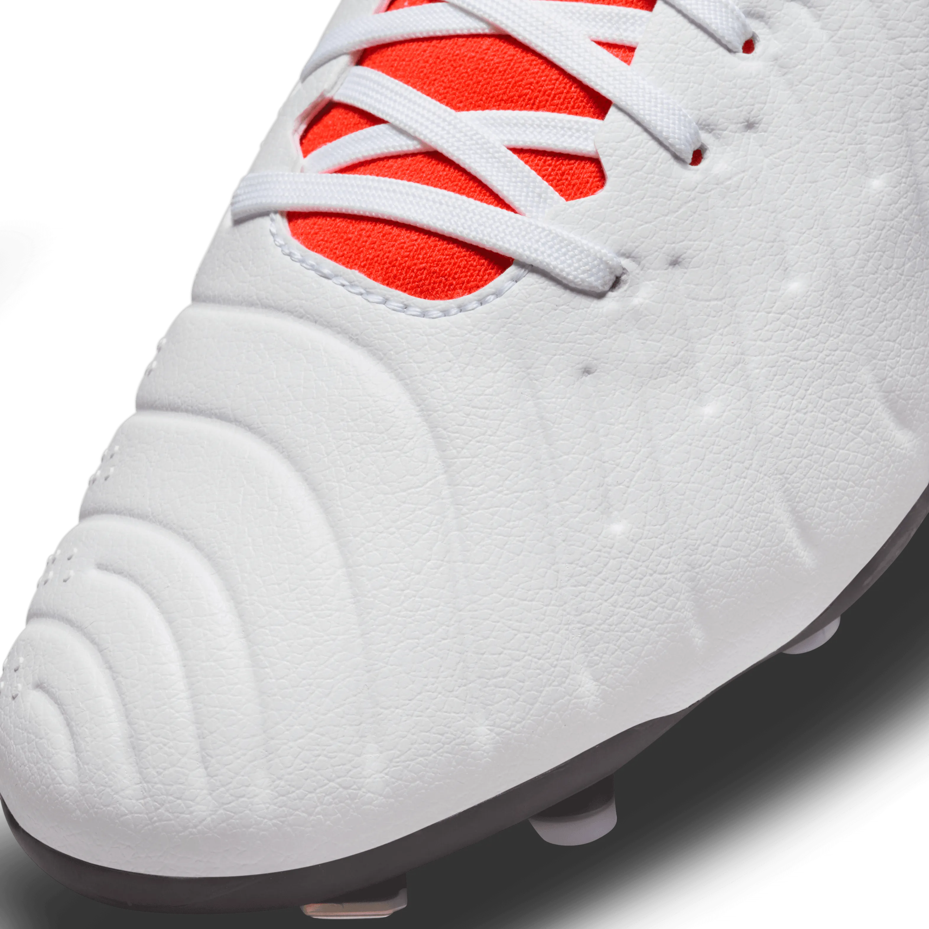 Nike Tiempo Legend 10 Pro FG-White/BK-Crimson