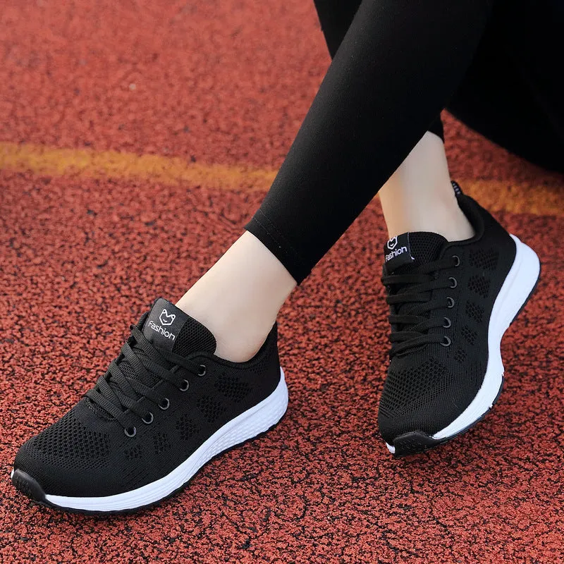 OPERA 2025 Spring/Summer & Autumn New Women's Black Sneakers | Breathable, Lightweight, Soft-Sole Gym & Athletic Shoes