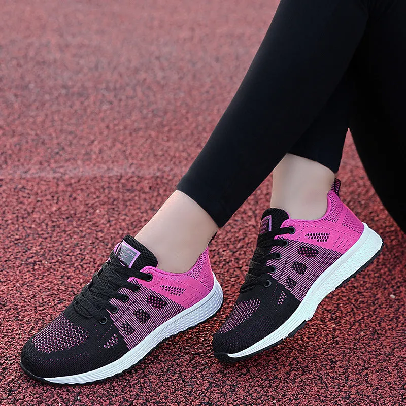 OPERA 2025 Spring/Summer & Autumn New Women's Black Sneakers | Breathable, Lightweight, Soft-Sole Gym & Athletic Shoes