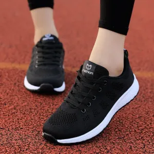 OPERA 2025 Spring/Summer & Autumn New Women's Black Sneakers | Breathable, Lightweight, Soft-Sole Gym & Athletic Shoes