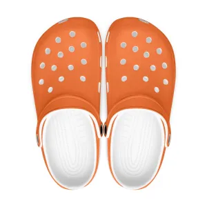 Orange  All Over Printed Clogs