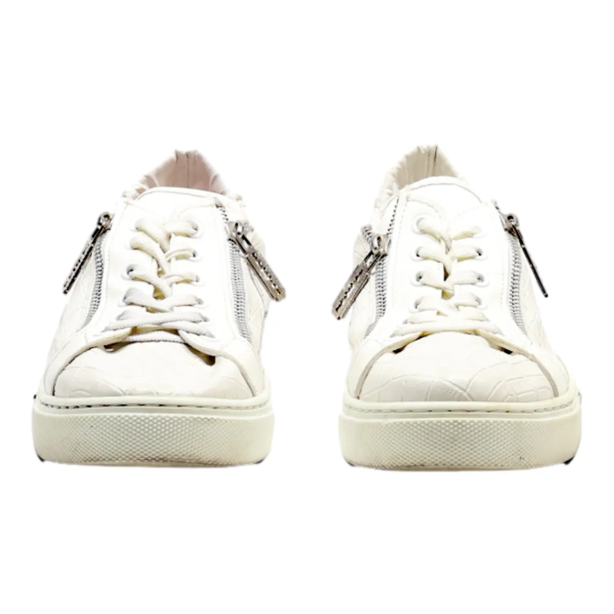 PHILIPP PLEIN Sneaker Trainers White Leather Womens UK 7