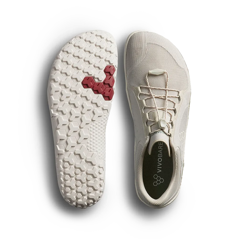 [PRE-ORDER] Vivobarefoot Primus Trail FG 3.5 Mens Silver Birch (ETA. LATE MARCH)