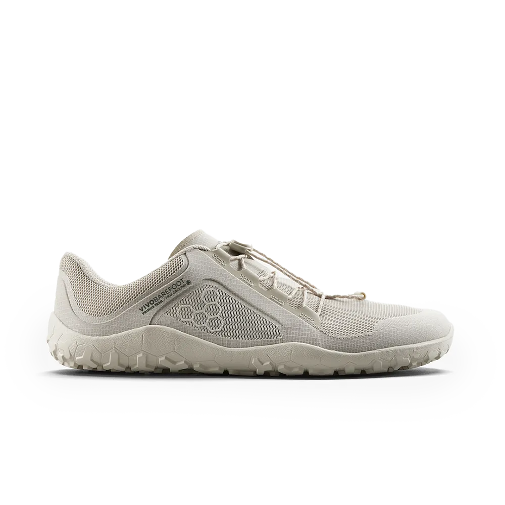 [PRE-ORDER] Vivobarefoot Primus Trail FG 3.5 Mens Silver Birch (ETA. LATE MARCH)