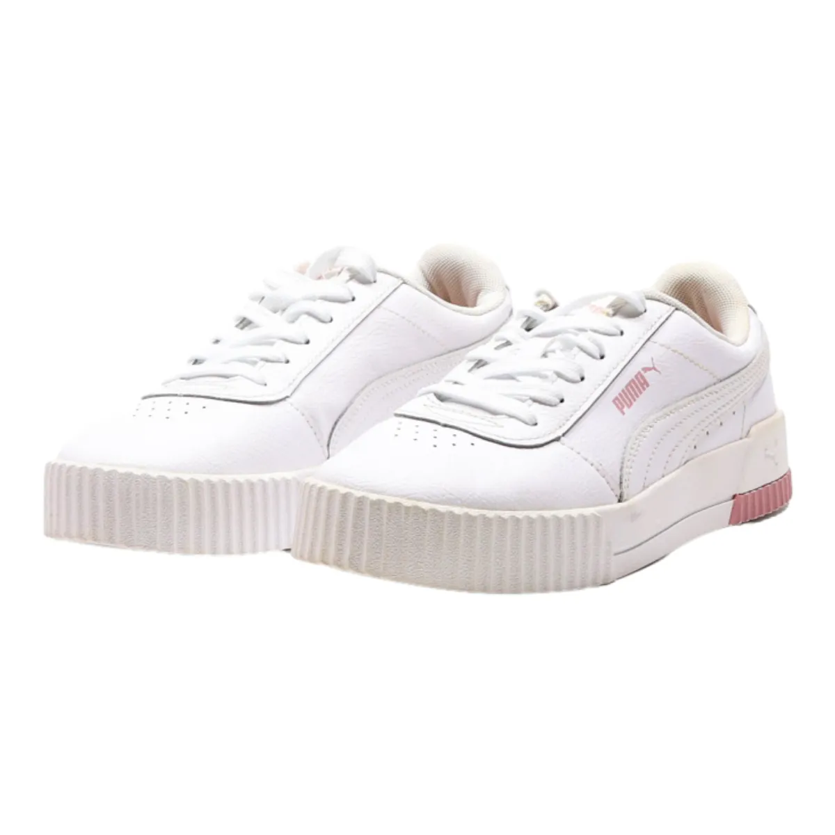 PUMA Sneaker Trainers White Synthetic Womens UK 4