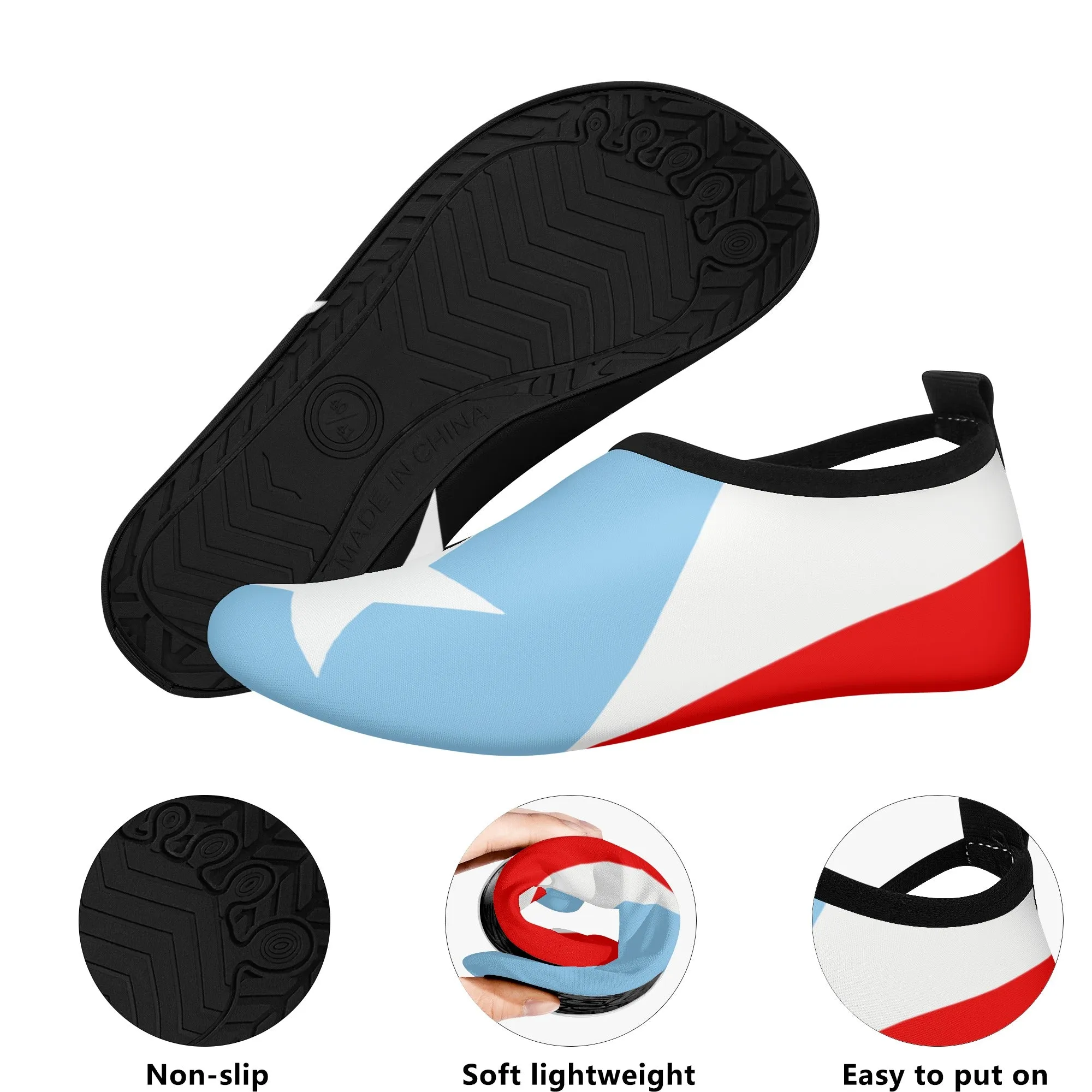 "Borikén" Mens Water Sports Aqua Socks