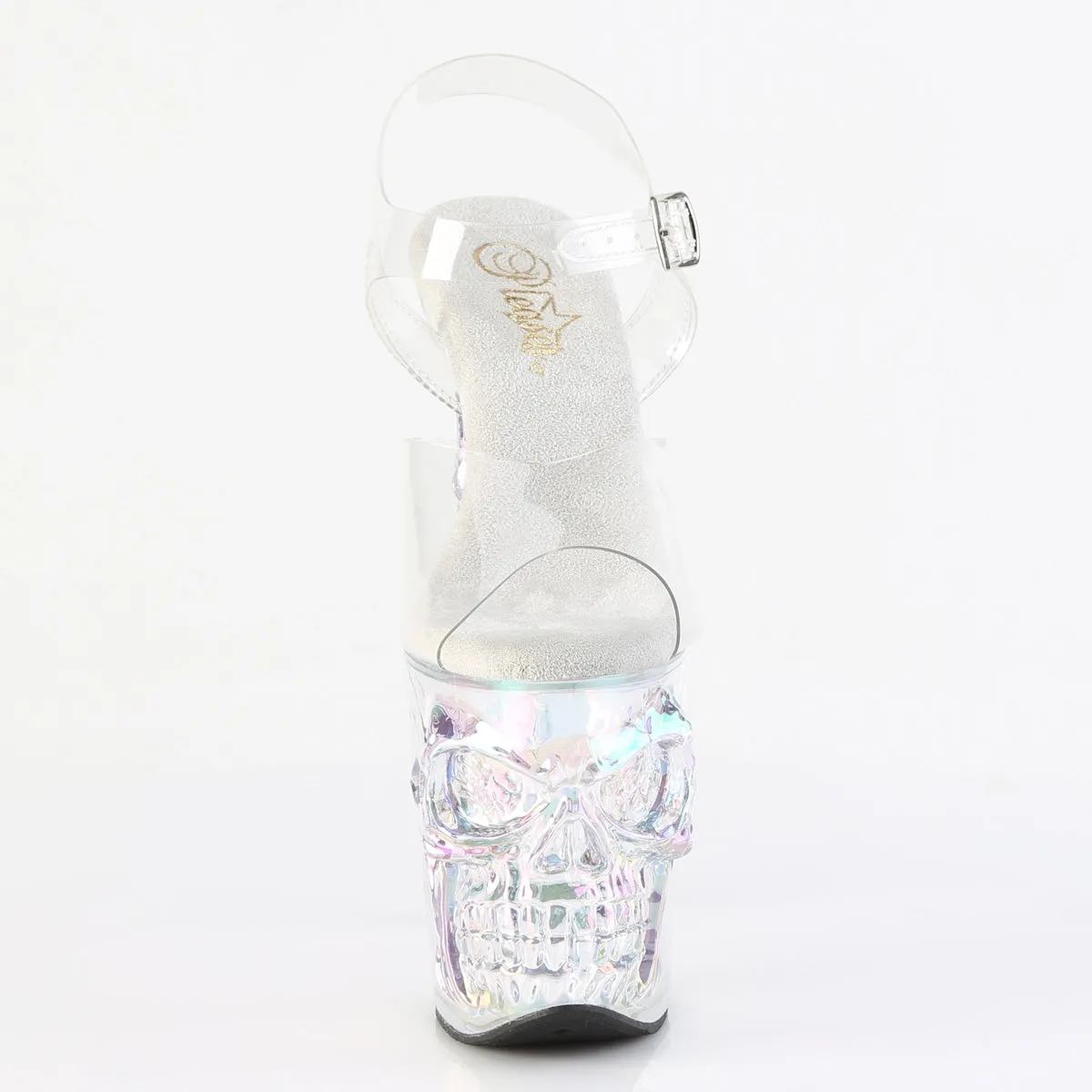 RAPTURE-808HT Opal Skull Platform Sandal
