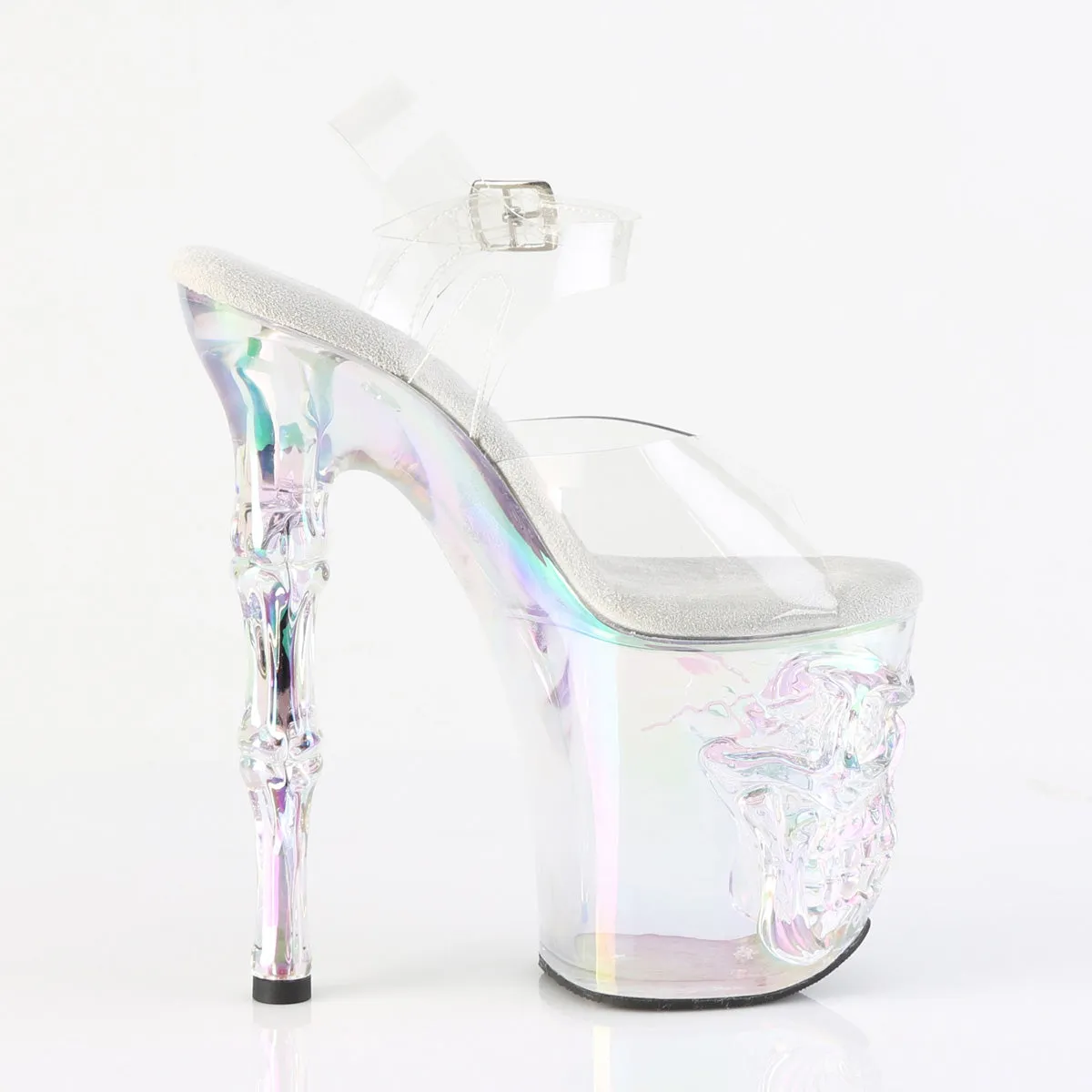 RAPTURE-808HT Opal Skull Platform Sandal