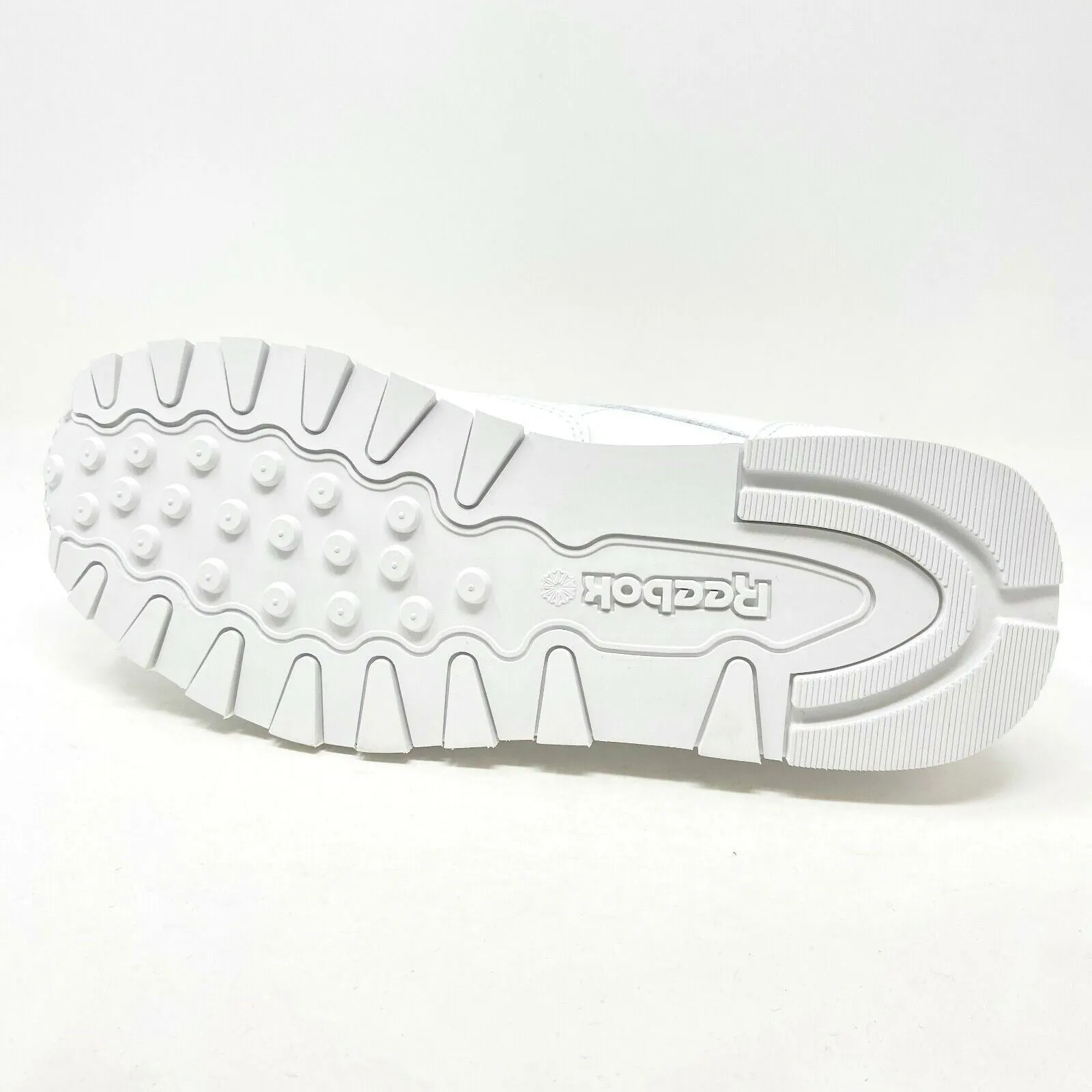 Reebok Classic Leather Triple White Grade School Kids Running Shoes J90139