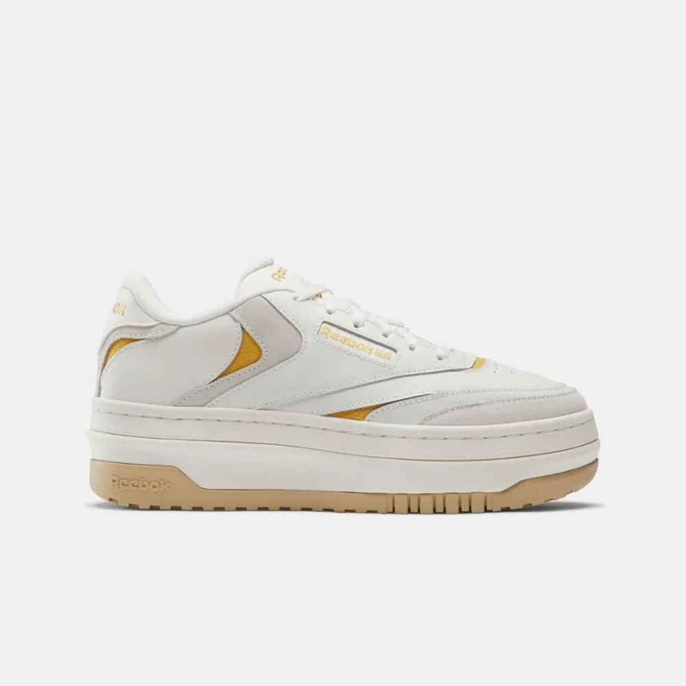 Reebok Footwear Women Club C Extra Shoes CHALK/BUT/CHALK