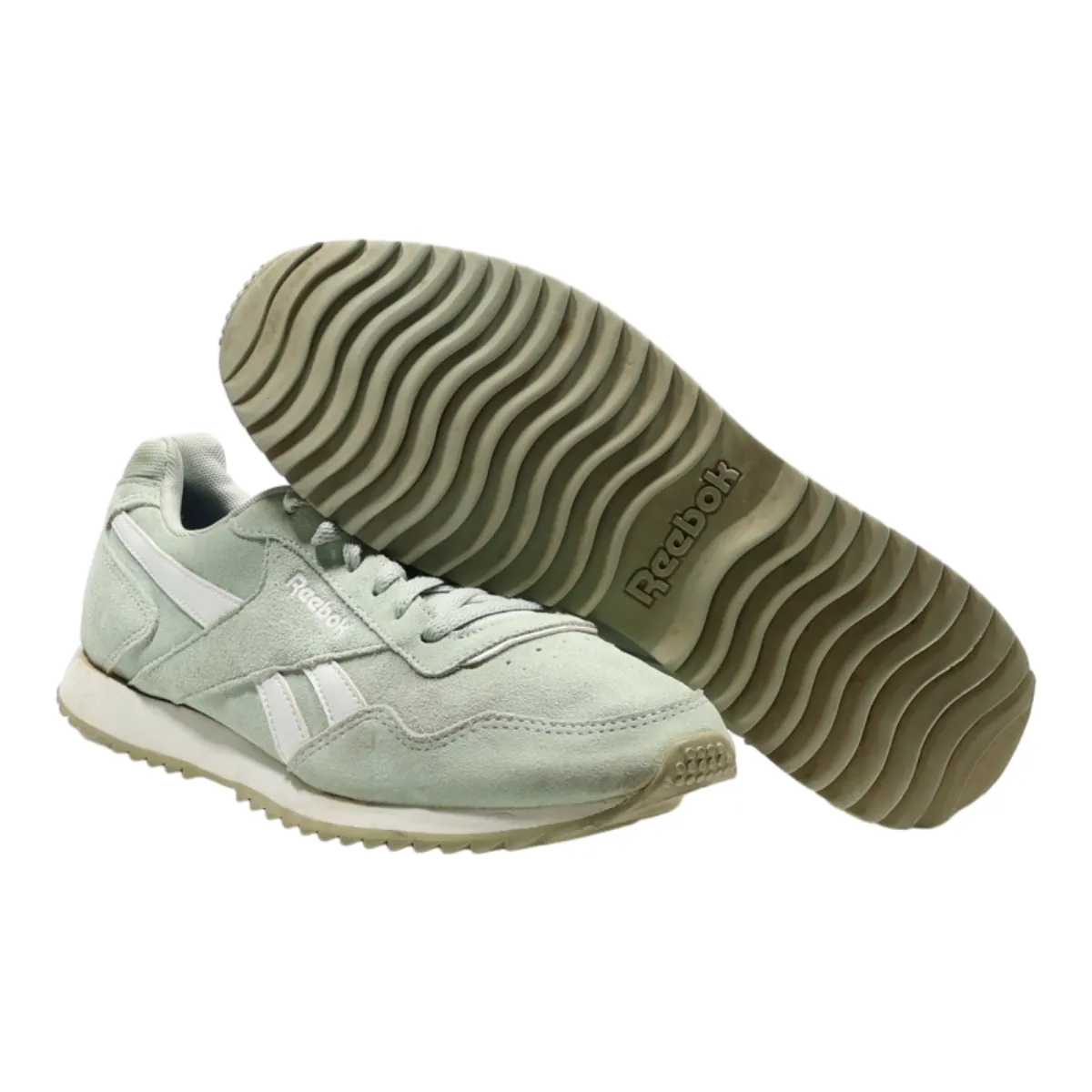 REEBOK Sneaker Trainers Blue Suede Womens UK 8