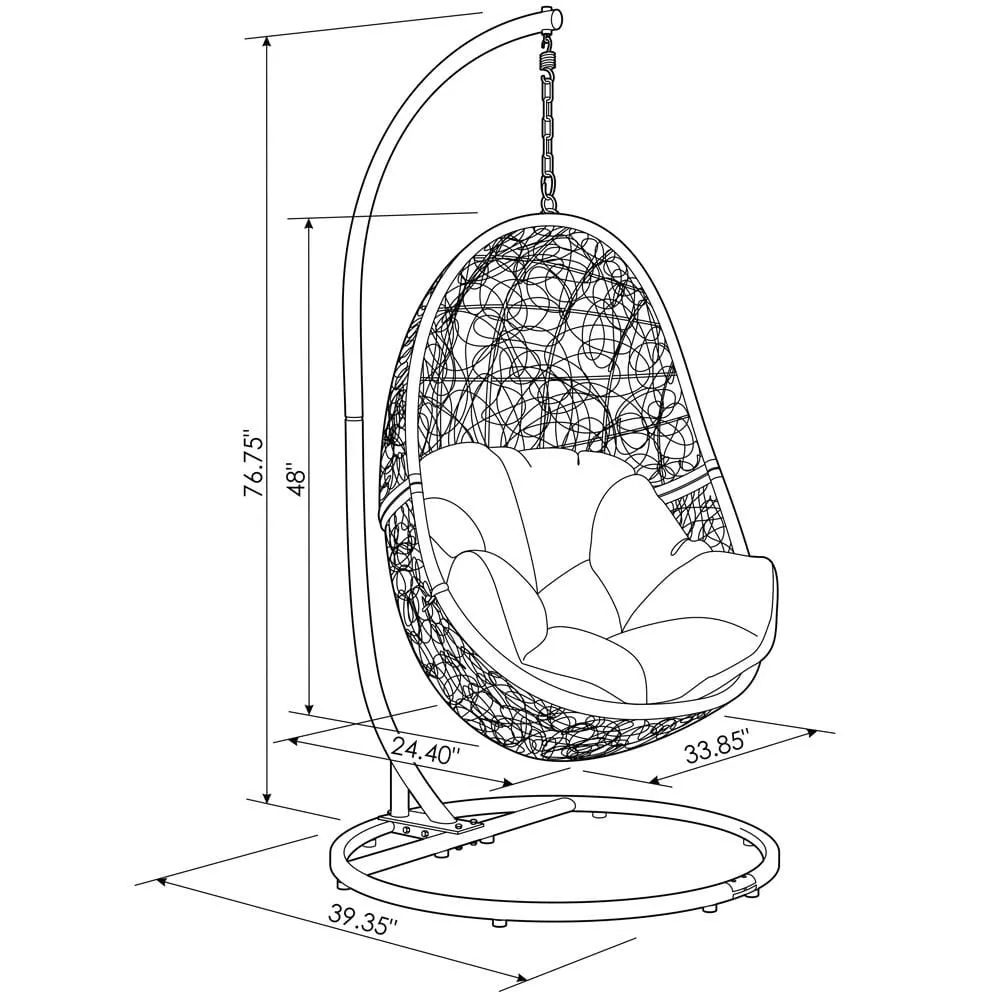 Reef Swing Chair White (Sale)