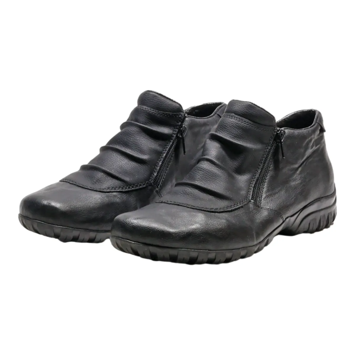 RIEKER Ankle Boots Black Synthetic Womens UK 7