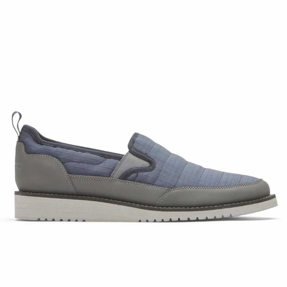 Rockport Men AXELROD QUILTED SLIP ON NAVY RIPSTOP