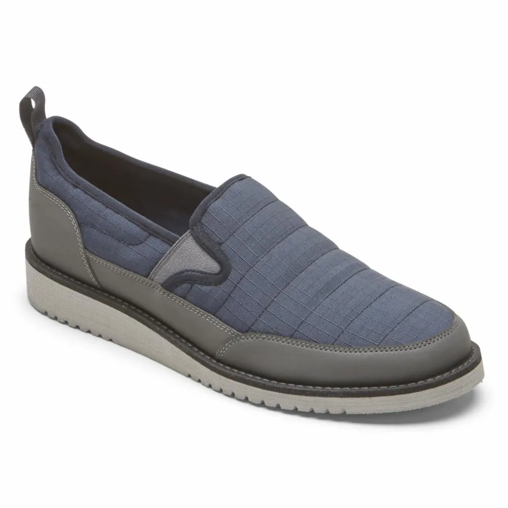 Rockport Men AXELROD QUILTED SLIP ON NAVY RIPSTOP