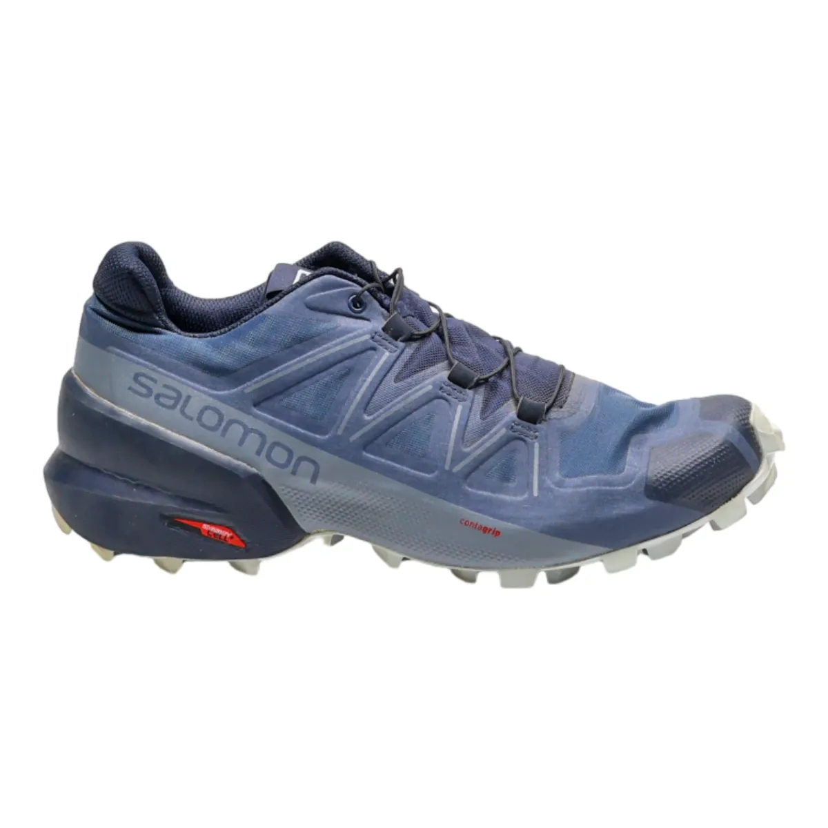 SALOMON Hiking Boots Blue Synthetic Womens UK 7