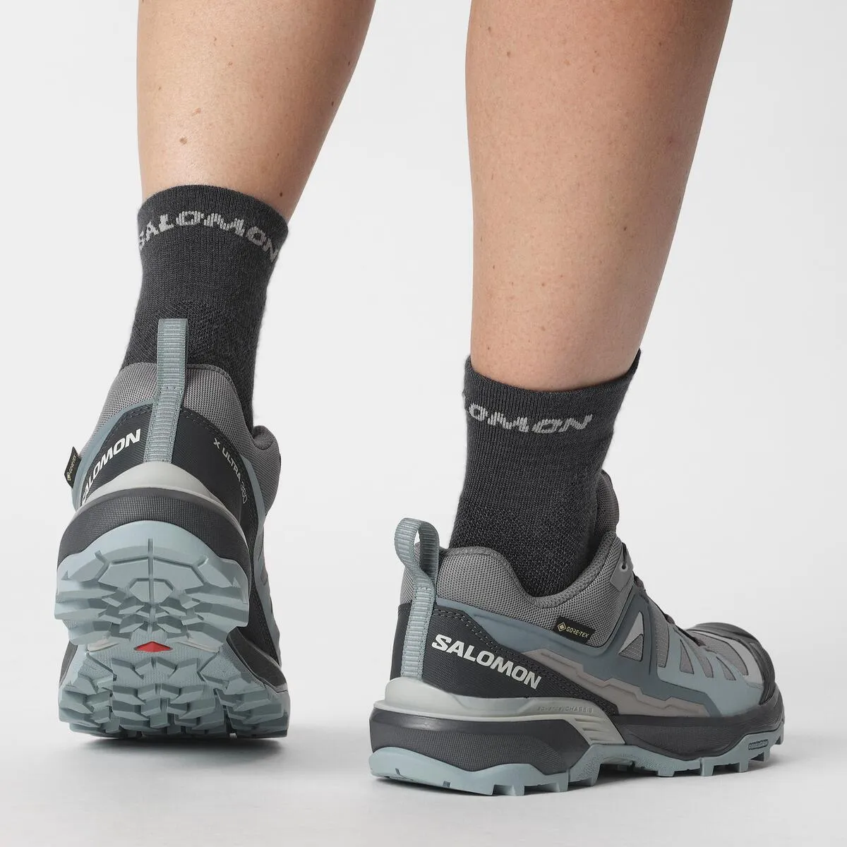 Salomon Women's X Ultra 360 Gore-Tex Trail Shoes (Sharkskin/Trooper/Arona)