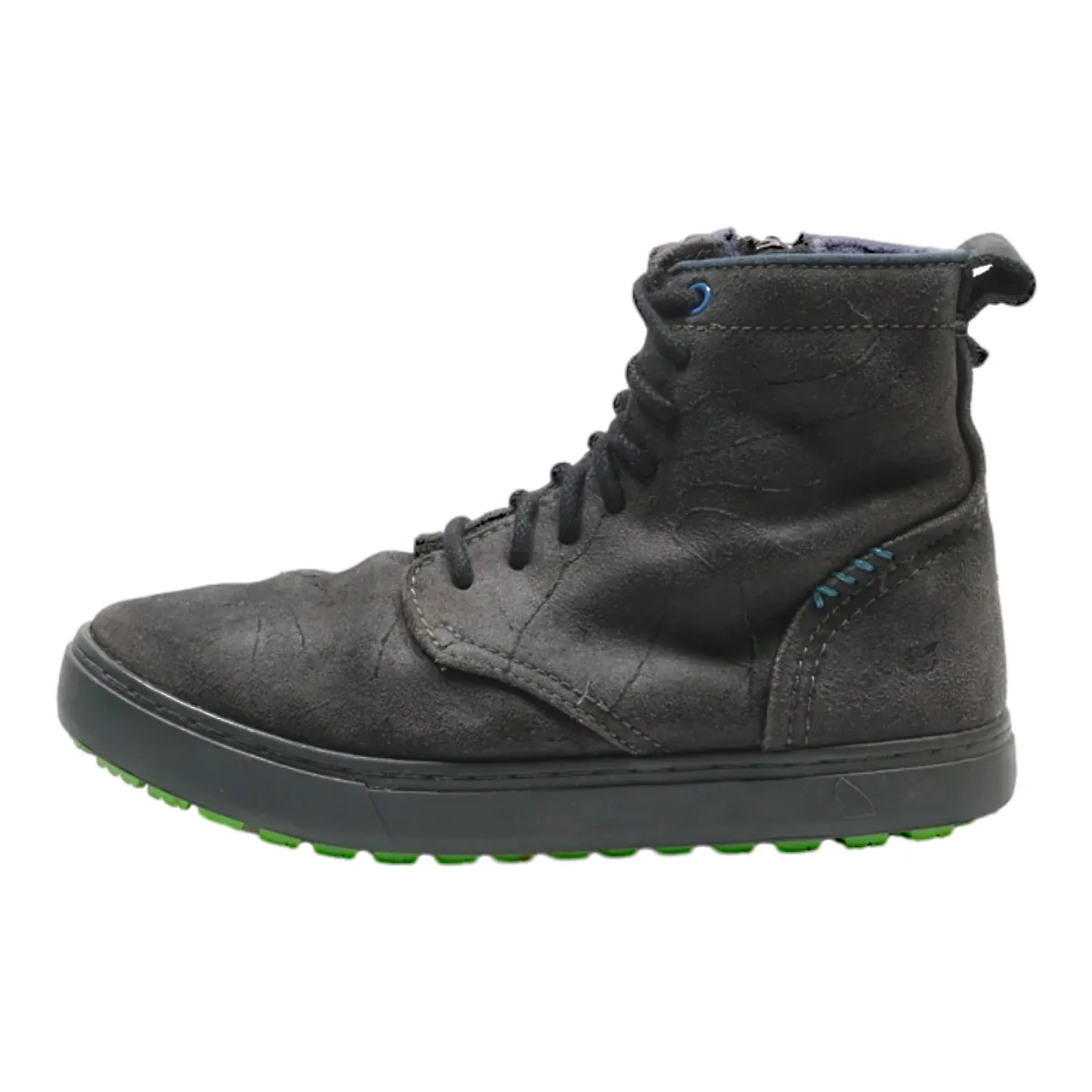 SATORISAN Ankle Boots Grey Leather Mens UK 6