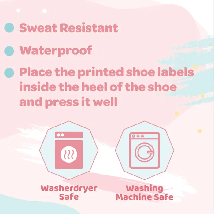 Shoe Labels Pack - Stripes