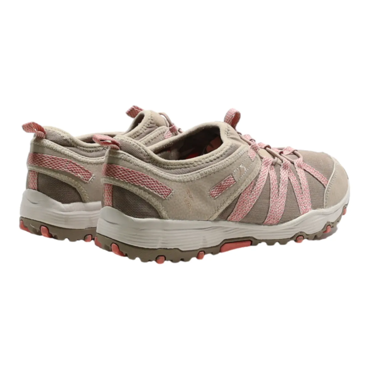 SKECHERS Sneaker Trainers Beige Synthetic Womens UK 4