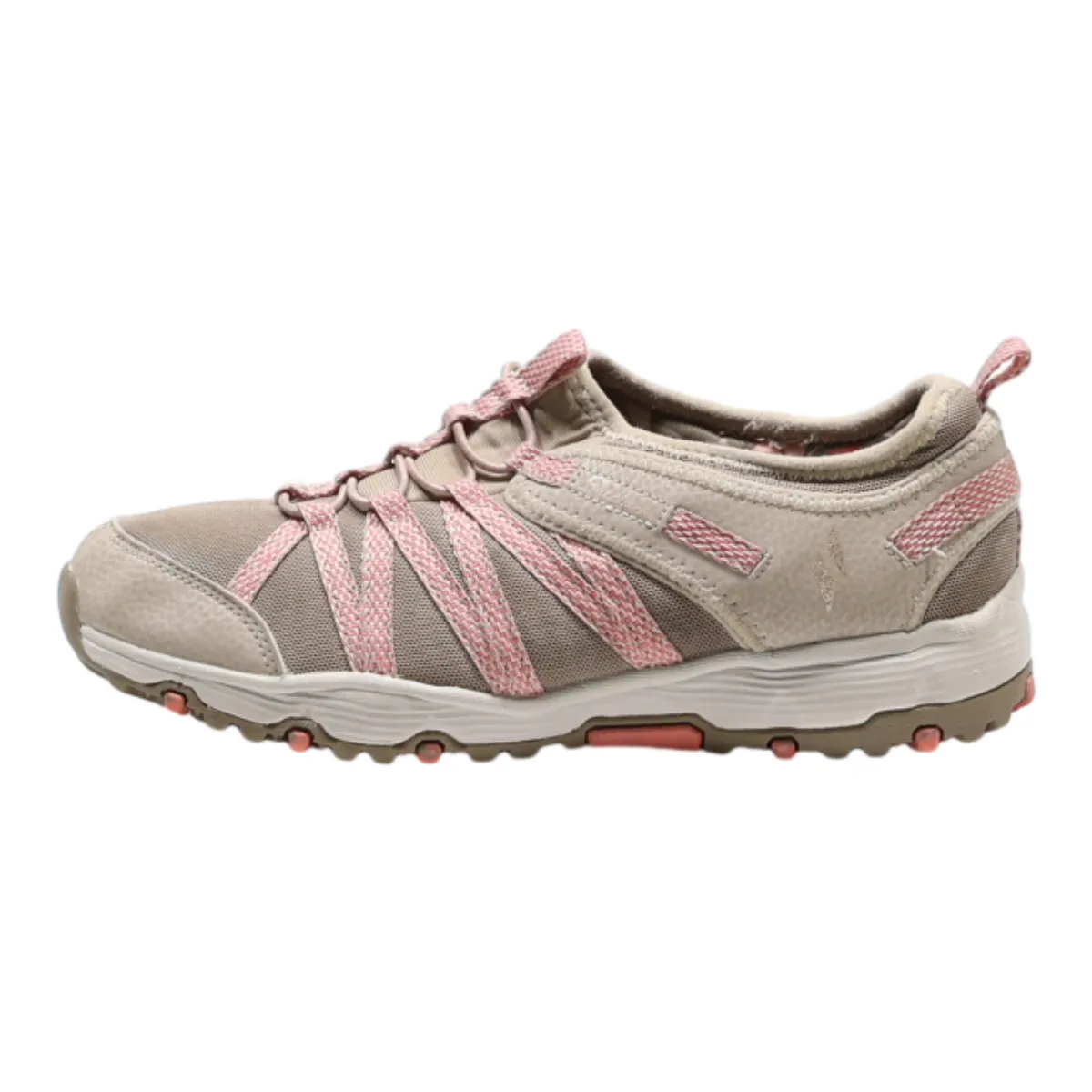 SKECHERS Sneaker Trainers Beige Synthetic Womens UK 4