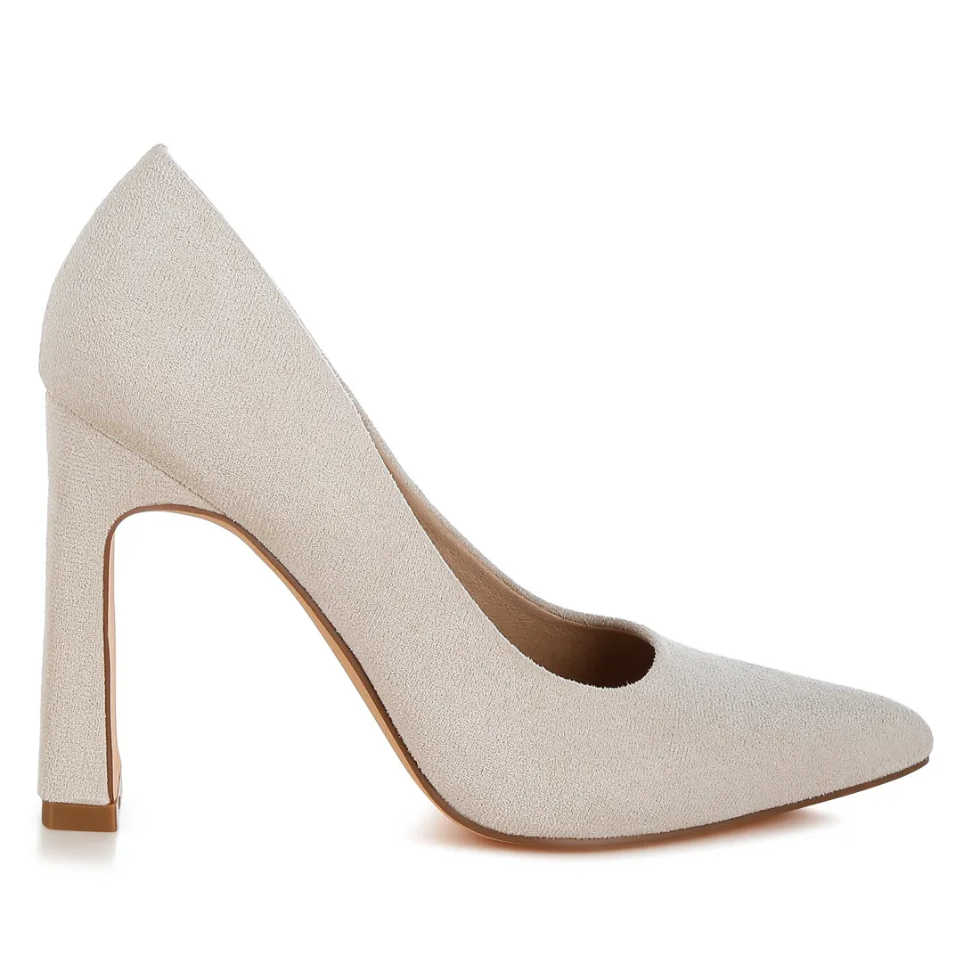 Slim Block Heel Pumps