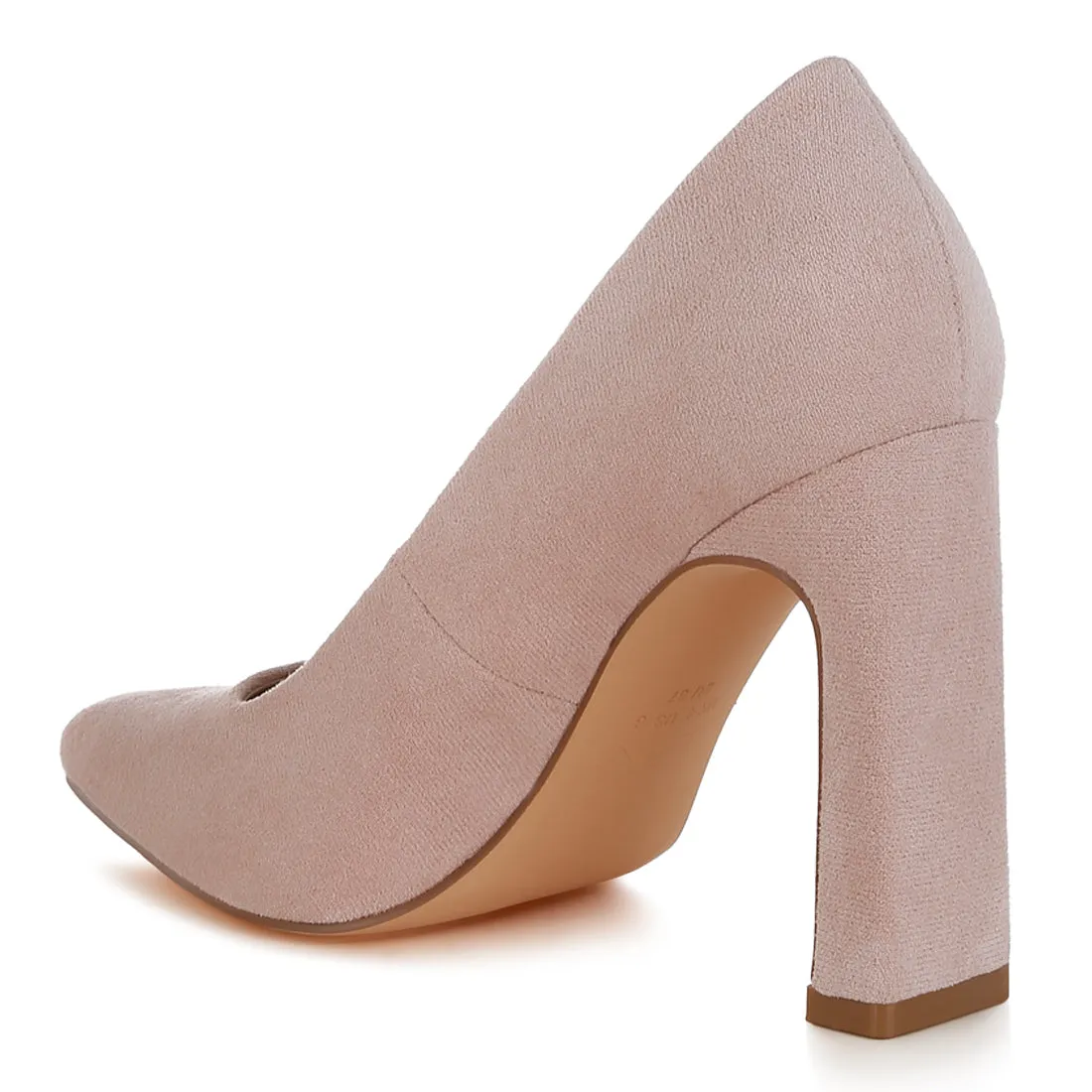 Slim Block Heel Pumps