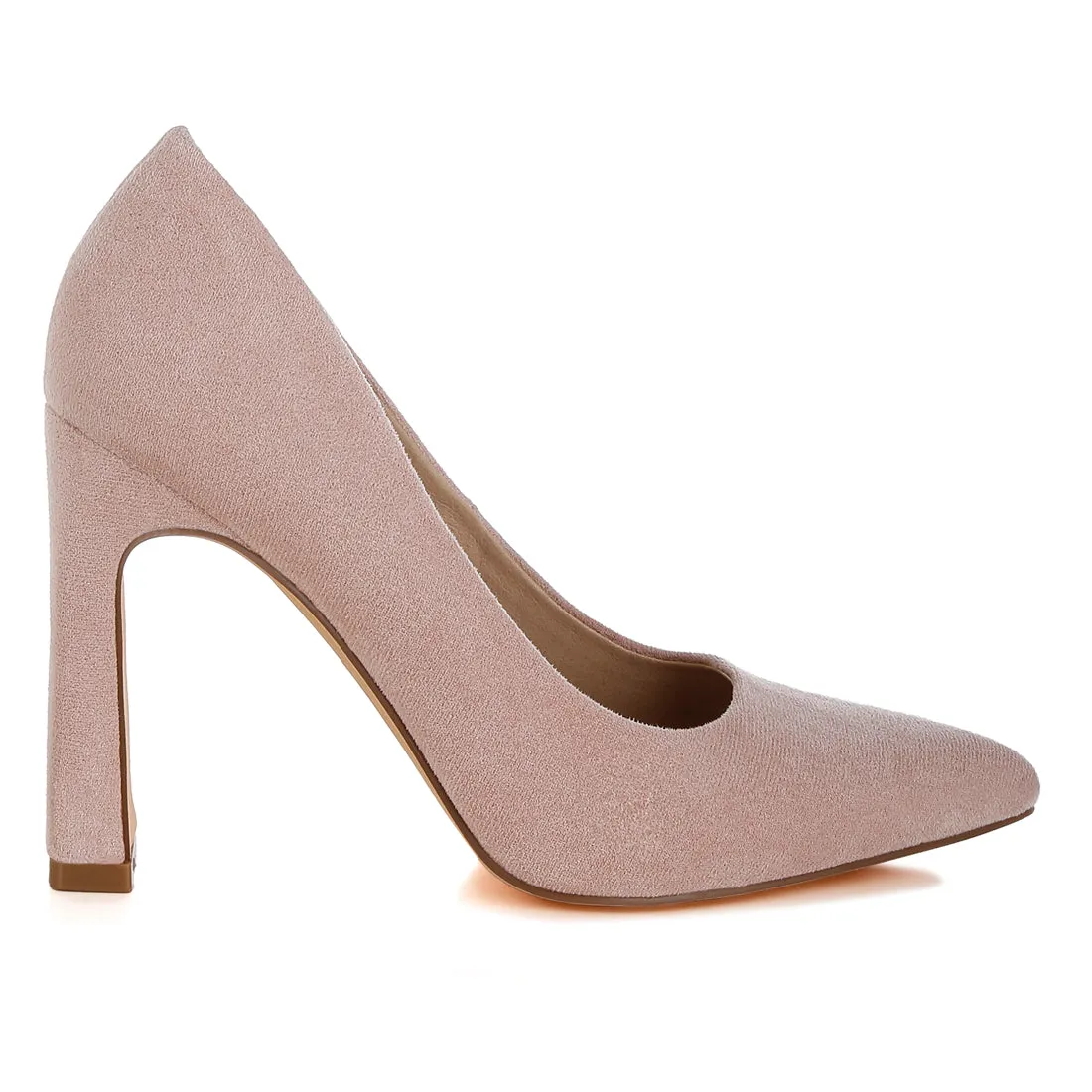 Slim Block Heel Pumps
