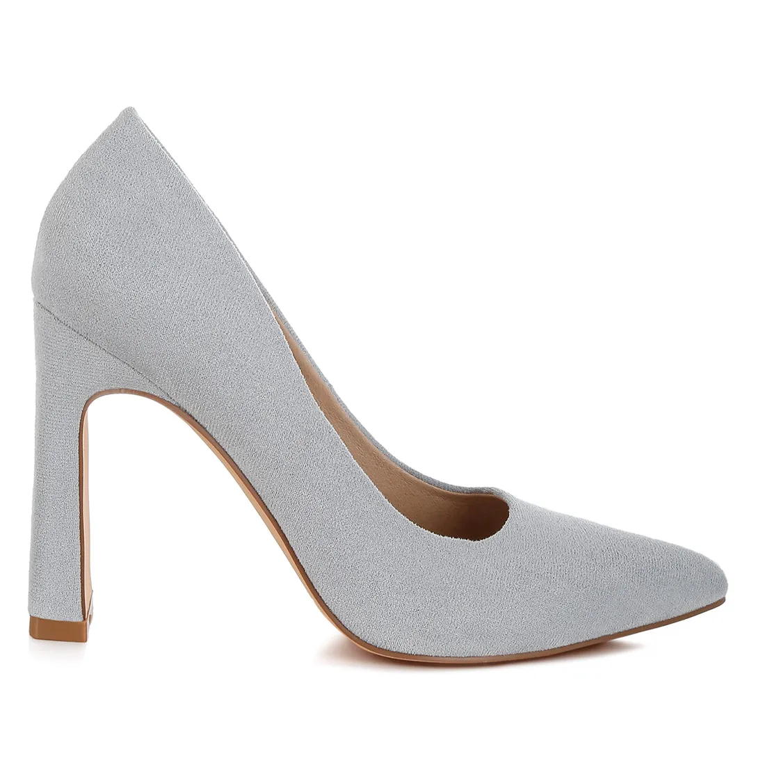 Slim Block Heel Pumps