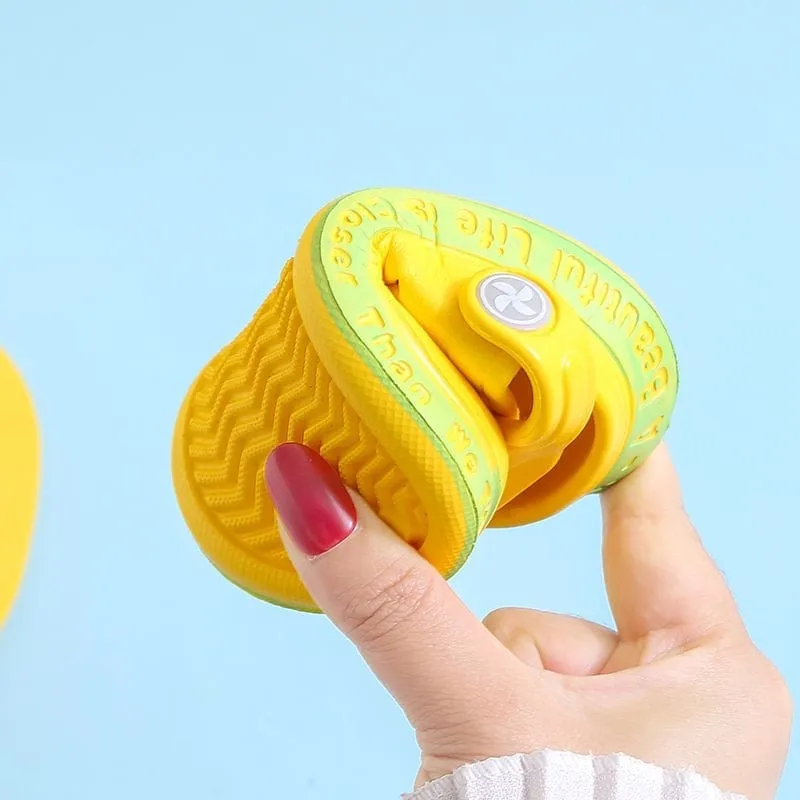 Slippers for Boy Girl Rainbow Shoes Summer Toddler Outdoor Slippers