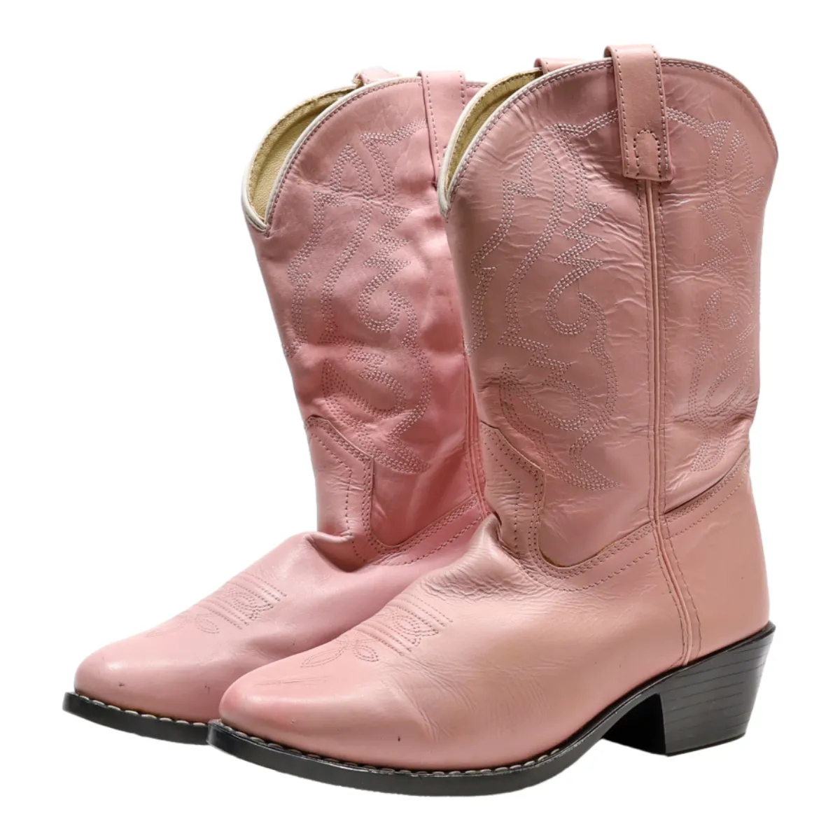 SMOKY MOUNTAIN Cowboy Boots Pink Leather Womens UK 5