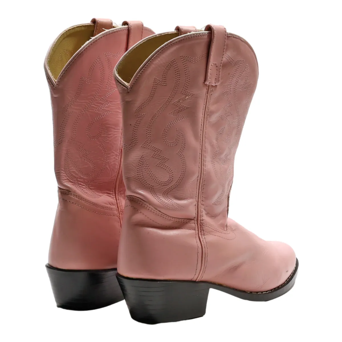 SMOKY MOUNTAIN Cowboy Boots Pink Leather Womens UK 5