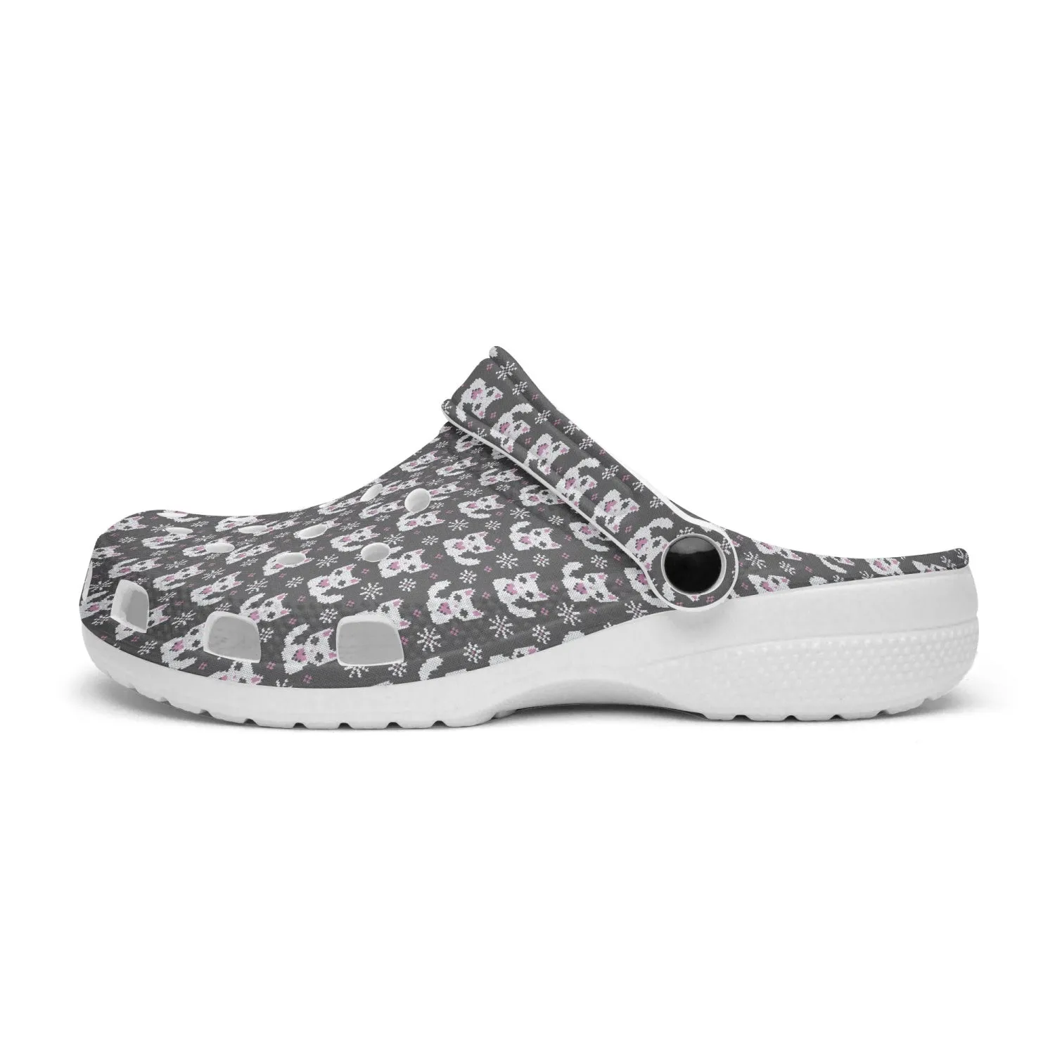 snow Kitten sweater pattern Clogs