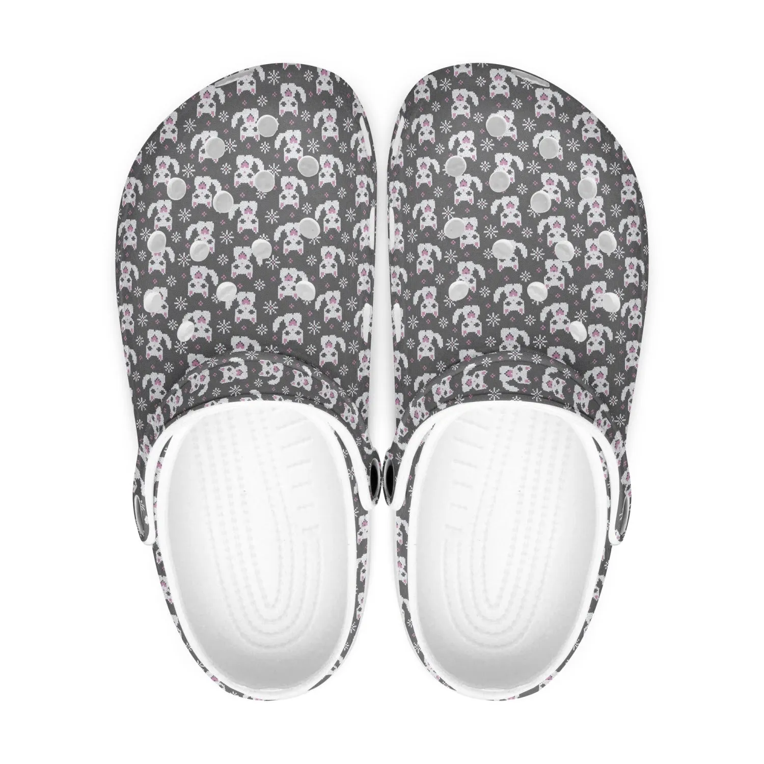 snow Kitten sweater pattern Clogs