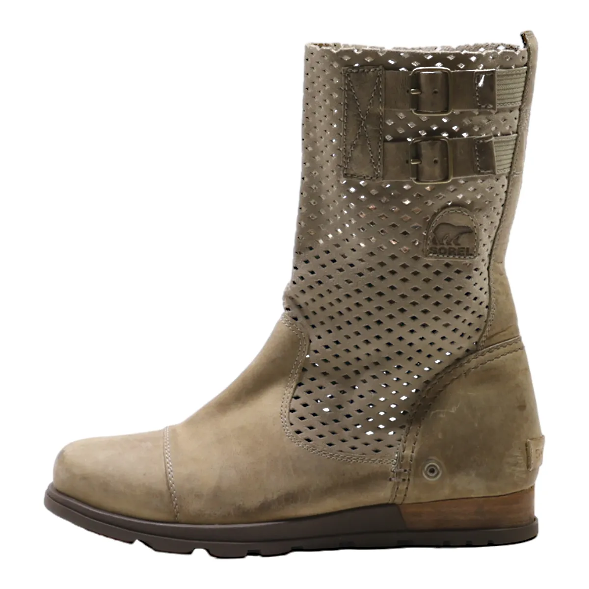 SOREL High Boots Beige Suede Womens UK 6