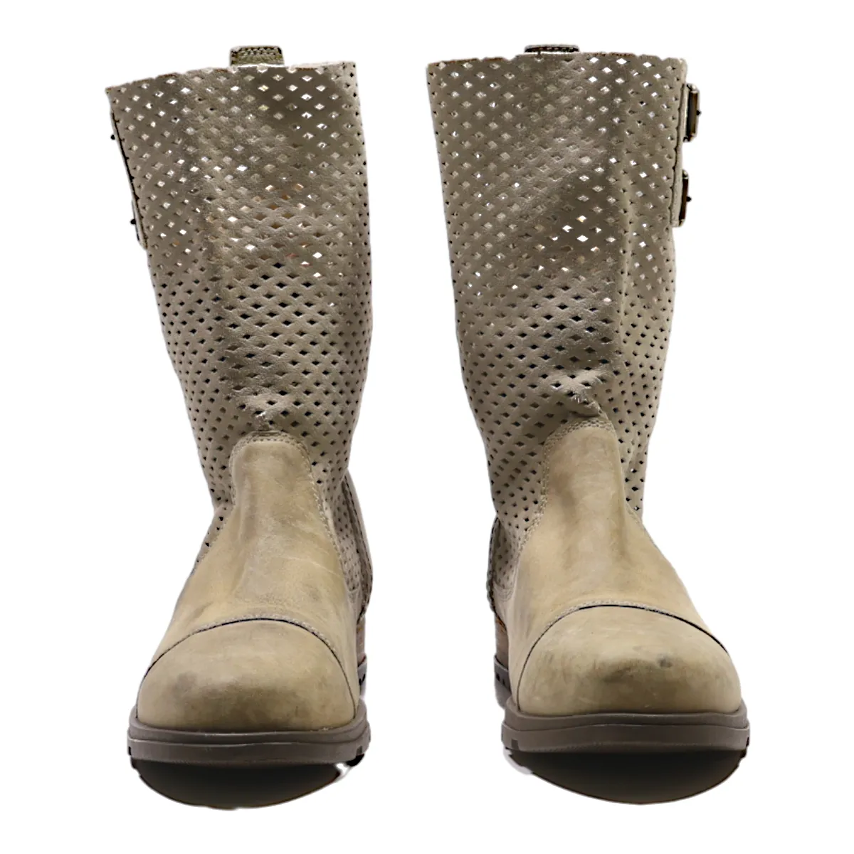 SOREL High Boots Beige Suede Womens UK 6