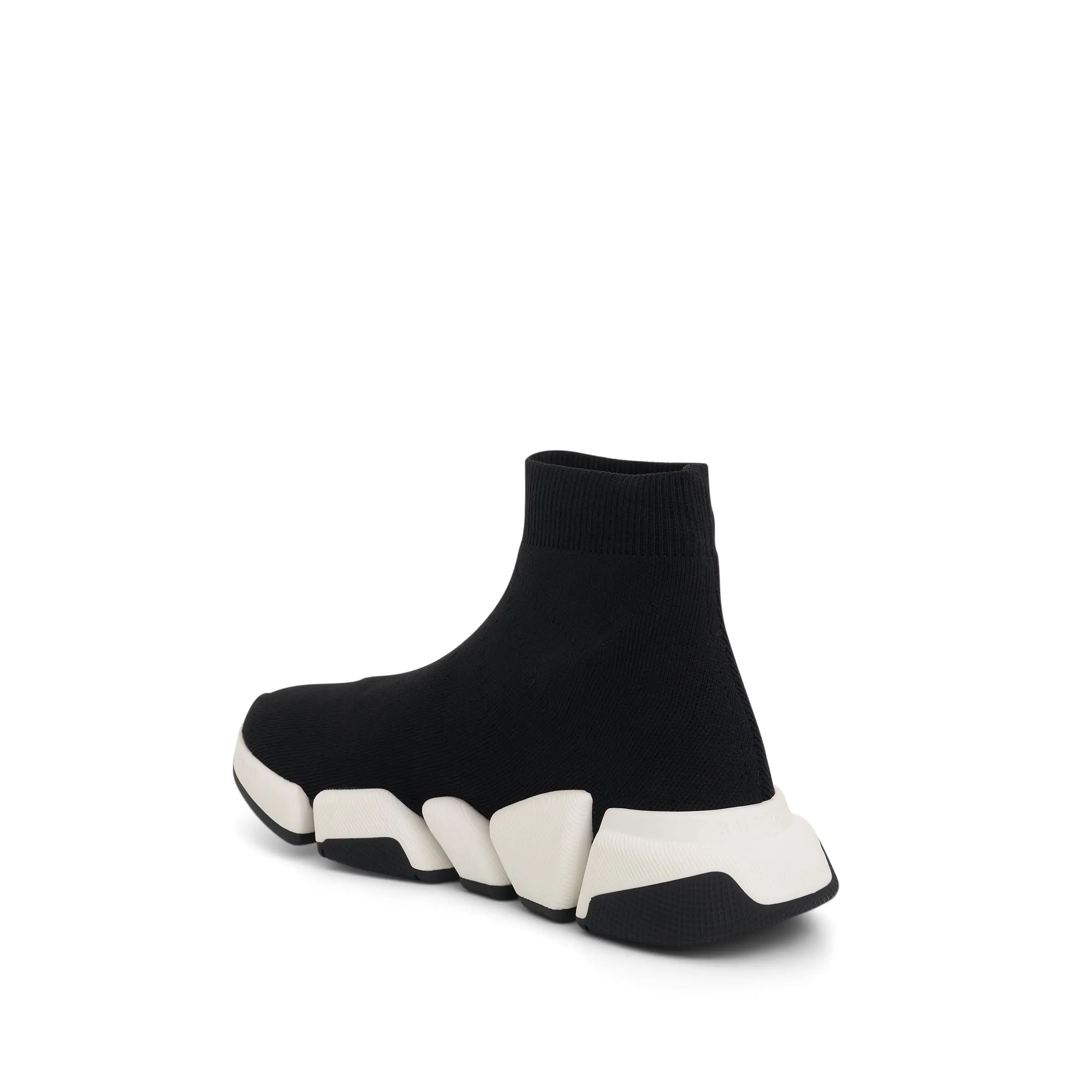 Speed 2.0 Knit Sneakers in Black/White